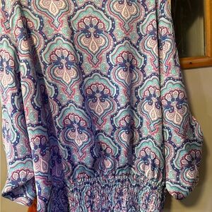 Michael Kors Multicolor Paisley Top